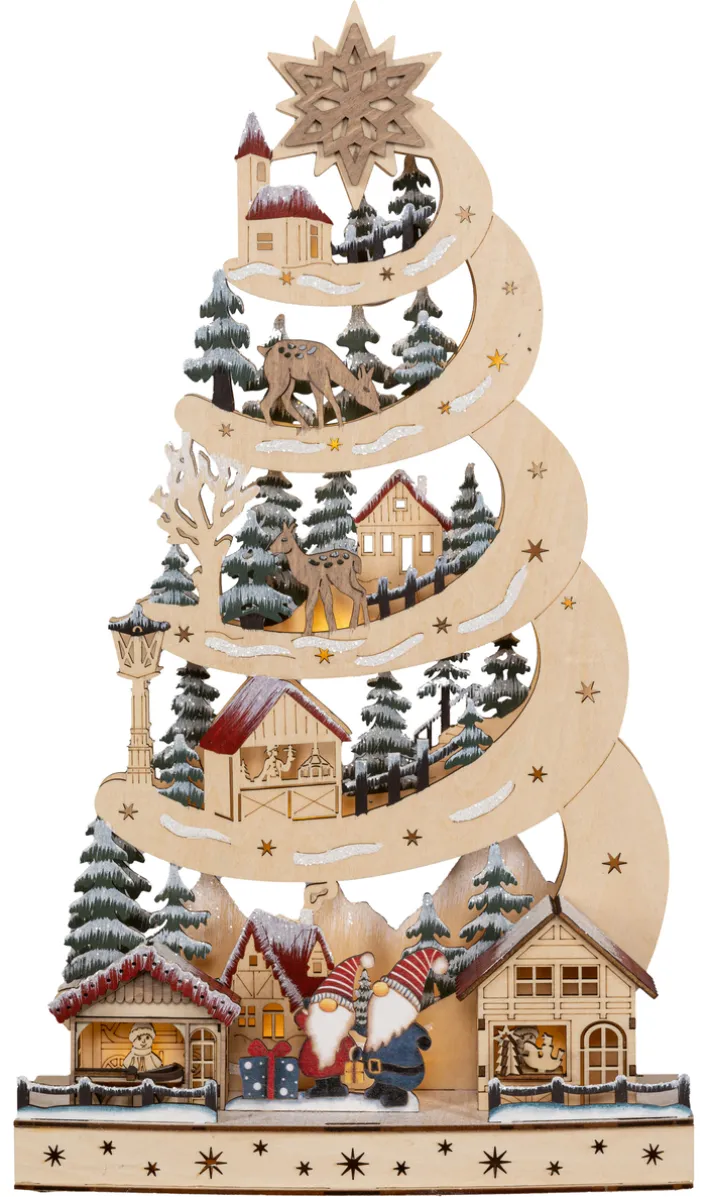 SAICO Lichtobjekt WICHTELWEIHNACHT 9x27x48 cm