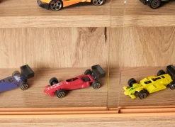 Sammlervitrine MATS 80x60x9,5 cm Artisan-Eiche Dekor