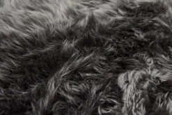 Schaffell UNIKAT OAKLAND I 60 x 85 cm schwarz