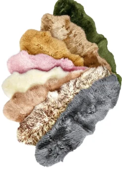 Schaffell UNIKAT OAKLAND II 60 x 160 cm taupe