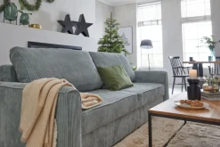 Schlafsofa CHARLTON mintgrün-grau