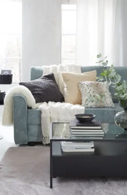 Schlafsofa CHARLTON mintgrün-grau