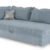 Schlafsofa LINA 207 cm aquablau