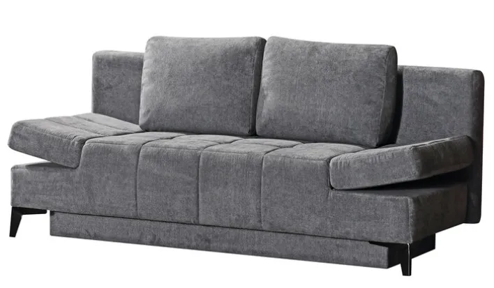 Schlafsofa TABBY 208 cm grau