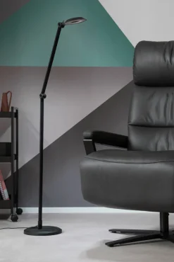 SCHÖNER WOHNEN-Kollektion LED Stehlampe OFFICE 128 cm schwarz