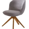 SCHÖNER WOHNEN-Kollektion Polsterstuhl SW BOWL Eiche/ grau