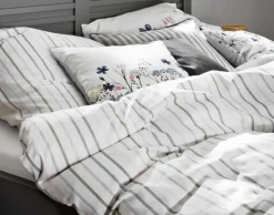 SCHÖNER WOHNEN-Kollektion Satin-Bettwäsche HAPPY 135 x 200 cm mehrfarbig