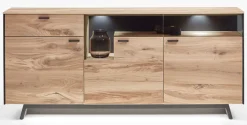 SCHÖNER WOHNEN-Kollektion Sideboard ANDRA 122 x 105 cm Eiche braun