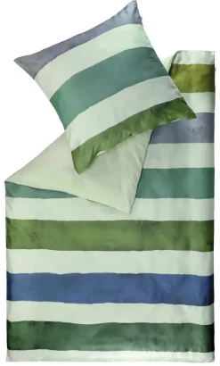 SCHÖNER WOHNEN-Kollektion Satin-Bettwäsche BRUSH 135 x 200 cm mehrfarbig