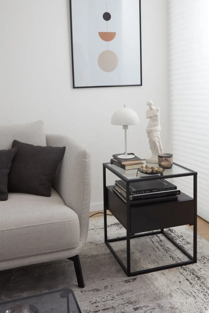 SCHÖNER WOHNEN-Kollektion Tischlampe KIA 33 cm weiß