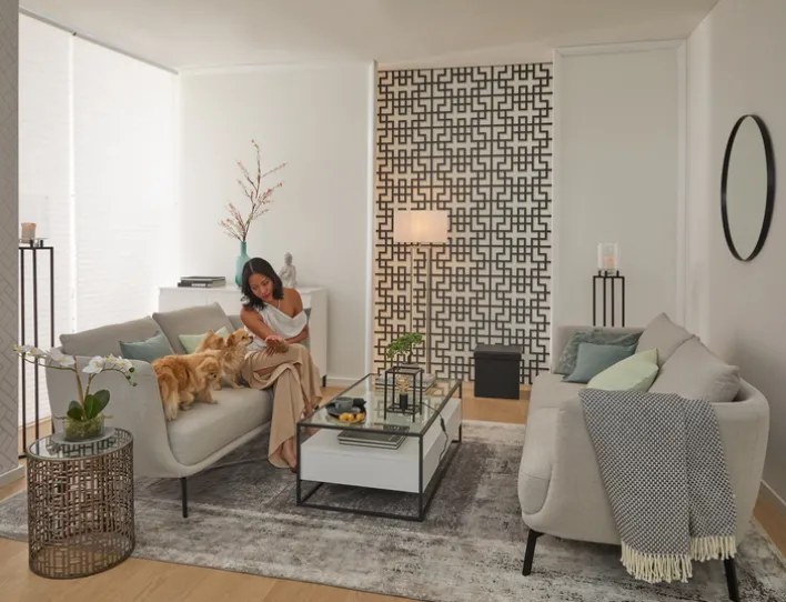 SCHÖNER WOHNEN-Kollektion Wohndecke ZEN 140 x 200 cm grau