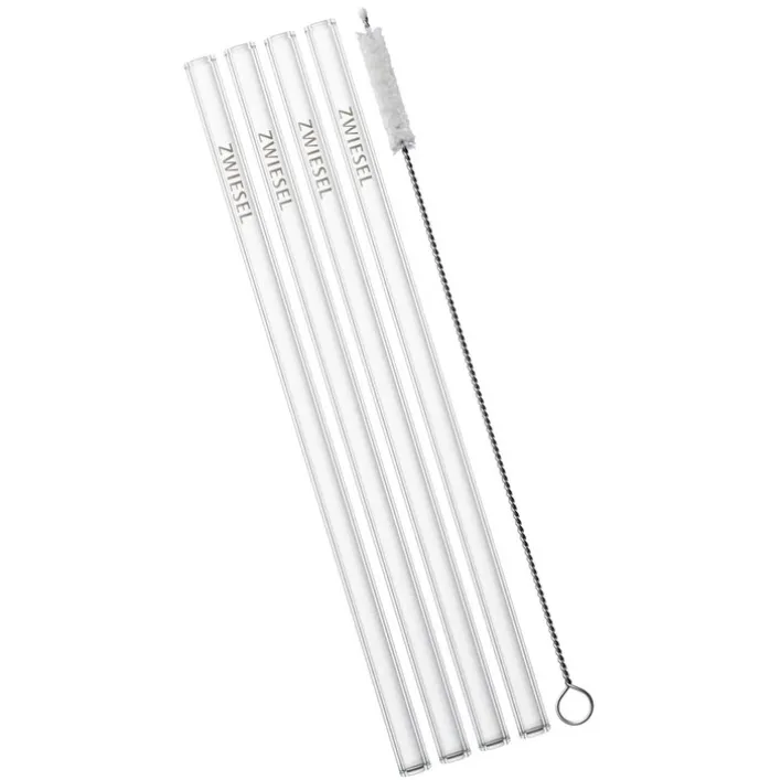 SCHOTT ZWIESEL Glastrinkhalm-Set 5-teilig 21 cm
