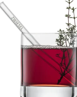 SCHOTT ZWIESEL Glastrinkhalm-Set 5-teilig - je 15 cm