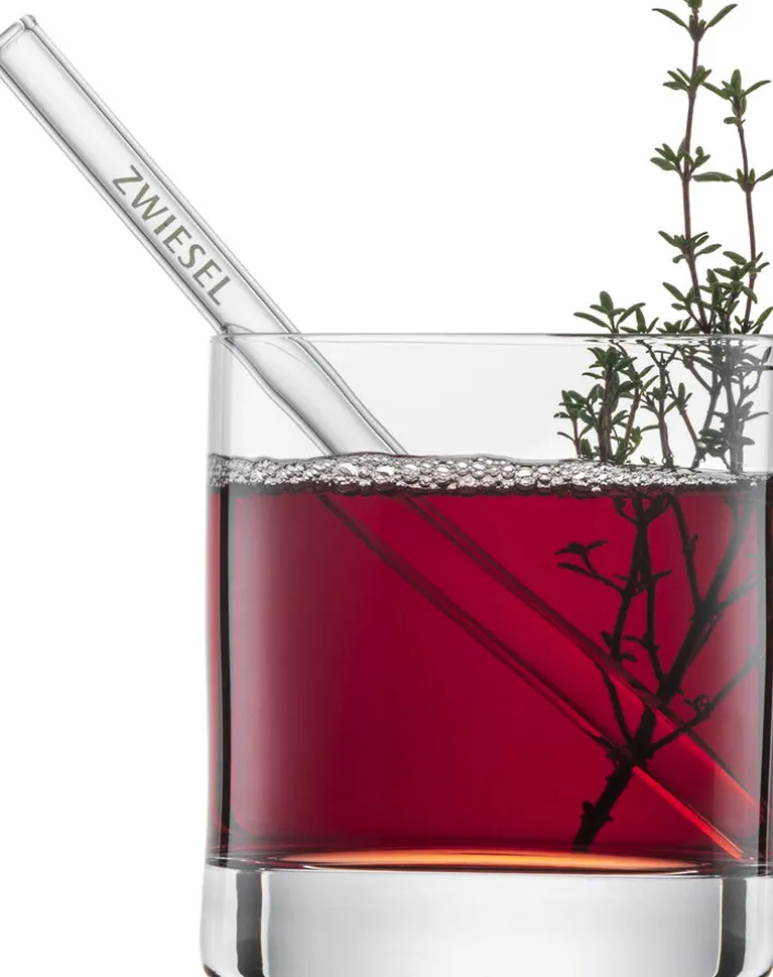 SCHOTT ZWIESEL Glastrinkhalm-Set 5-teilig - je 15 cm