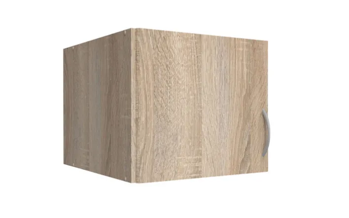 Schrankaufsatz 45 x 40 x 54 cm Holznachbildung braun