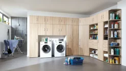 Schrankaufsatz 45 x 40 x 54 cm Holznachbildung braun