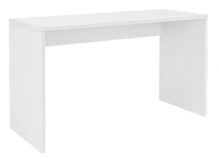 Schreibtisch 130 x 75 cm weiß matt