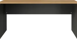 Schreibtisch PODIUM Graphit/ Navarra Eiche