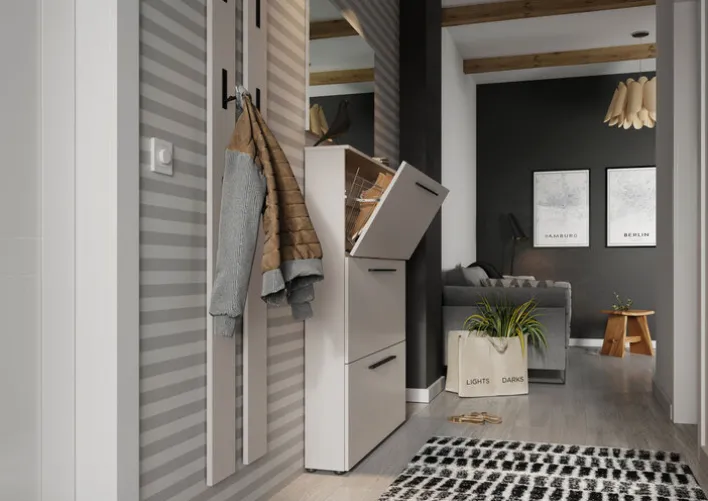 Schuhkipper UTAH 100 x 129 cm beige