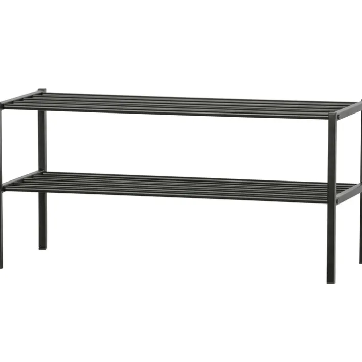 Schuhregal FERRO 85 x 40 cm schwarz