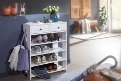 Schuhschrank 60 x 79 cm weiß