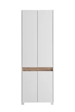 Schuhschrank COSMO 57 x 165 cm weiß