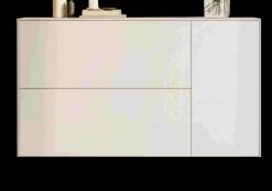 Schuhschrank MINEO 137 x 78 cm kaschmir-grau