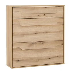 Schuhschrank PERADO 94 x 100 cm braun-Eiche Evoke Dekor