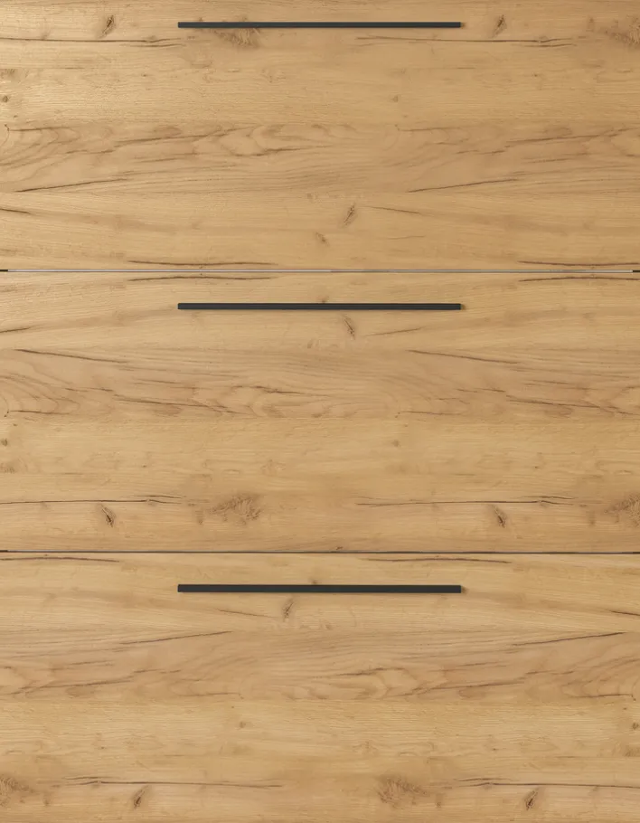 Schuhschrank SARAH 100 x 129 cm Braun/Graphit