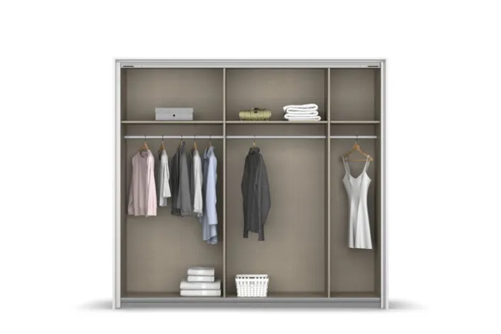 Schwebetürenschrank CAMBRIDGE braun