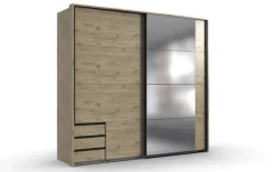 Schwebetürenschrank ROCKWOOD braun