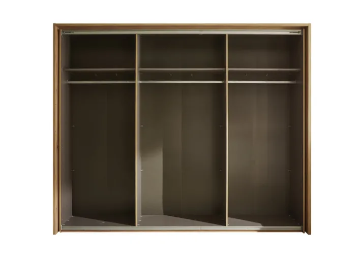 Schwebetürenschrank SIMADA braun/ grün