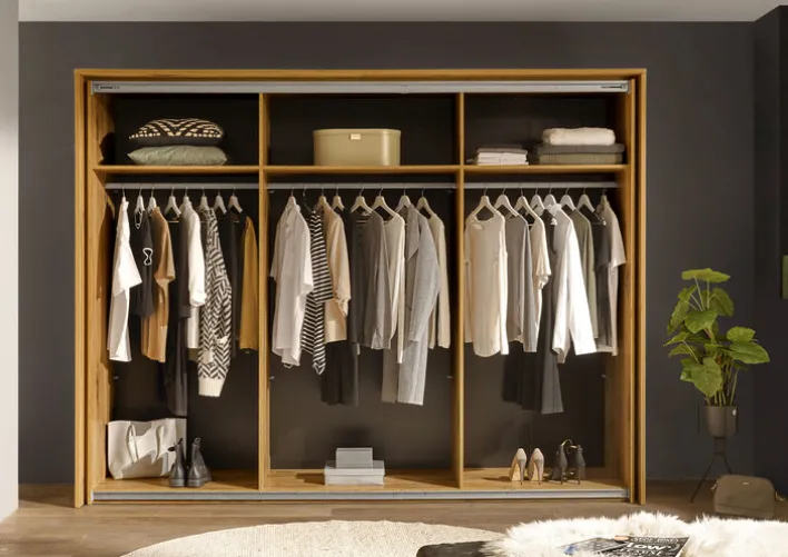 Schwebetürenschrank TRATTINO braun