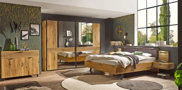 Schwebetürenschrank TRATTINO braun