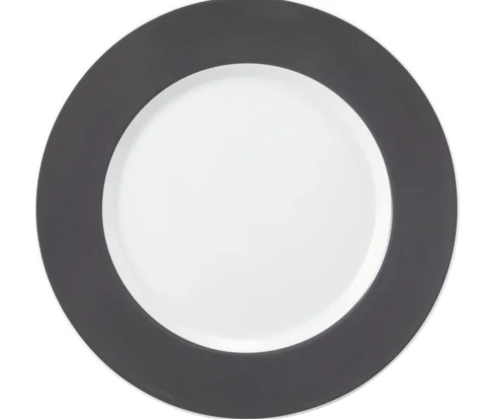 Seltmann Weiden Dessertteller NO LIMITS 6er Set anthrazit/ weiß