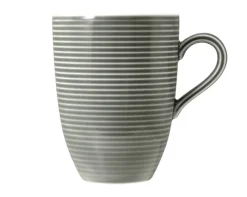 Seltmann Weiden Henkelbecher BEAT COLOR GLAZE 6er Set perlgrau