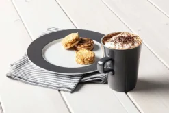 Seltmann Weiden Kaffeebecher NO LIMITS 450 ml anthrazit/ weiß