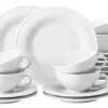 Seltmann Weiden Kaffeeservice BEAT 18-teilig weiß