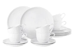 Seltmann Weiden Kaffeeservice TERRA 18-teilig weiß