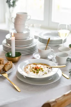 Seltmann Weiden Kombiservice RONDO LIANE 30-teilig weiß