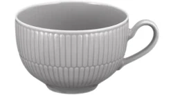 Seltmann Weiden Milchkaffeetasse AMINA 6er Set Porzellan silbergrau