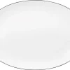 Seltmann Weiden ovale Servierplatte LIDO 35 cm weiß