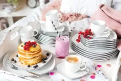 Seltmann Weiden Servierplatte LIDO schwarz/ weiß