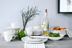 Seltmann Weiden Tafelservice 12 teilig LIDO rund Black Line