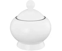 Seltmann Weiden Zuckerdose LIDO weiß