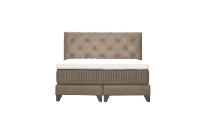 SERTA Boxspringbett PREMIUM MAGNIFIQUE 180 x 200 cm rotbraun