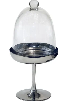 Servierteller mit Glocke SMOKE 2-teilig 30 cm