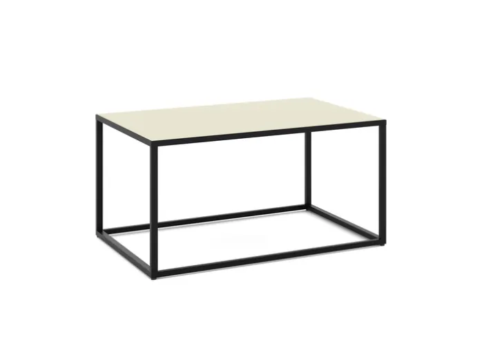 Set one by Musterring Couchtisch RENO 100x50 cm kaschmir / graphit schwarz