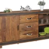Sideboard 160 x 80 cm braun