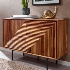 Sideboard 100 x 71 cm Sheesham massiv